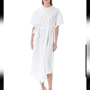 Alexandre VAUTHIER‎ Midi T-Shirt Dress White Small